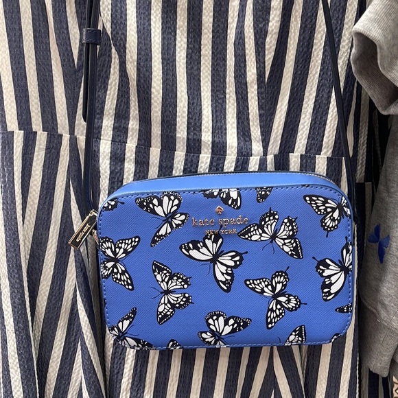 Kate Spade Staci Butterfly Sky Printed Mini Camera Bag, 
Blue Multi 
NWT - Picture 9 of 16